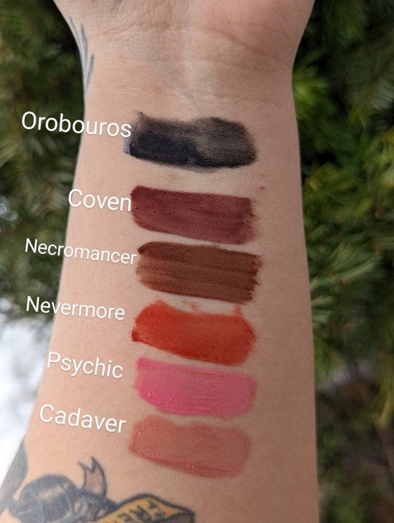 Crypt Cosmetics pigmented lip gloss