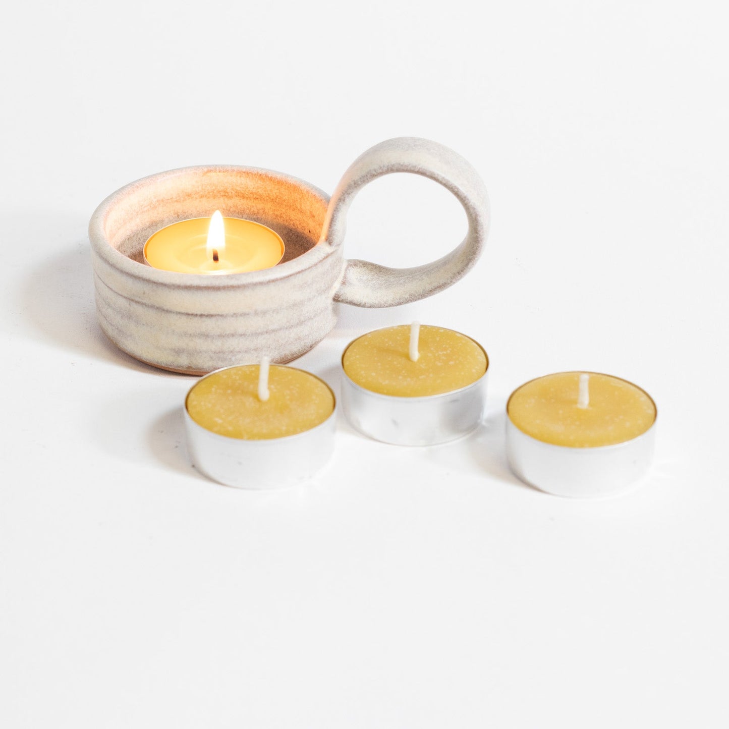 Beeswax Tealite Candle Sunbeam Candle