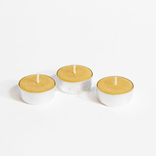 Beeswax Tealite Candle Sunbeam Candle