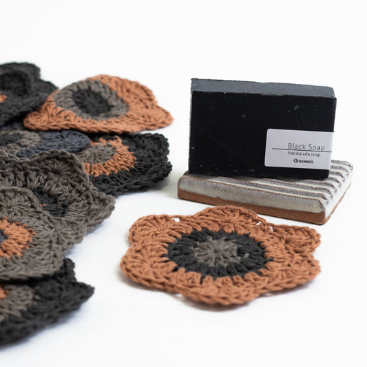 Dark Flower Cloth | Artist Choice Bath Towels & Washcloths Gravesco