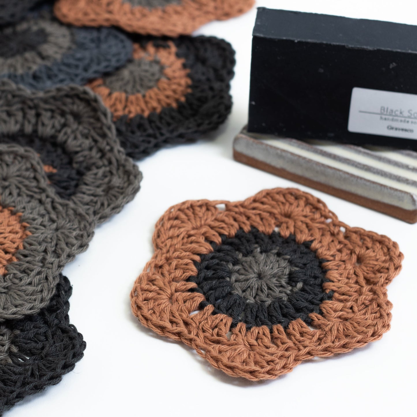 Dark Flower Cloth | Artist Choice Bath Towels & Washcloths Gravesco
