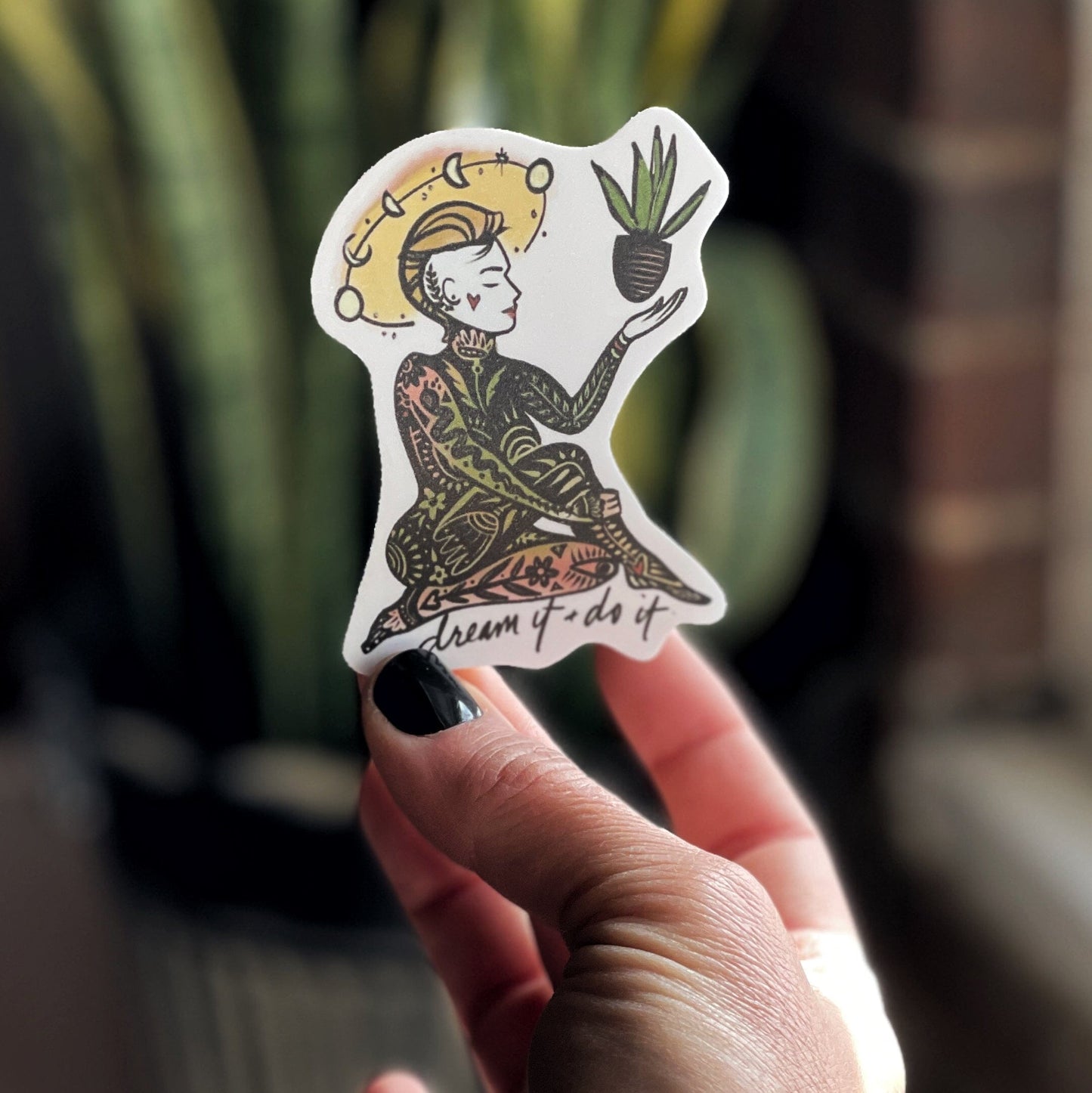 Dream it and do it 3 inch sticker Gravesco