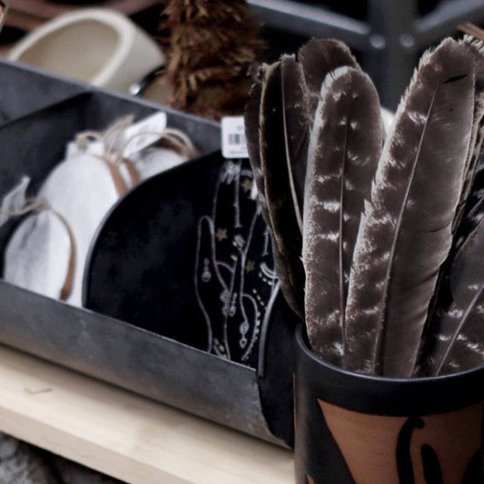 Feathers for Smudging and smoke ritual feather Faiza Naturals