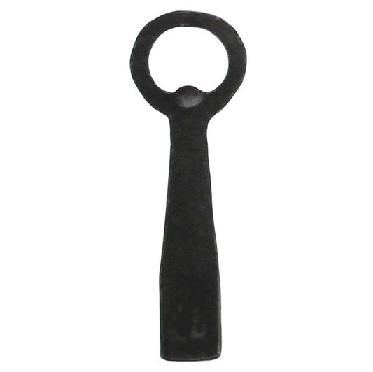 Flat Forged Bottle Opener, Iron - Black HomArt