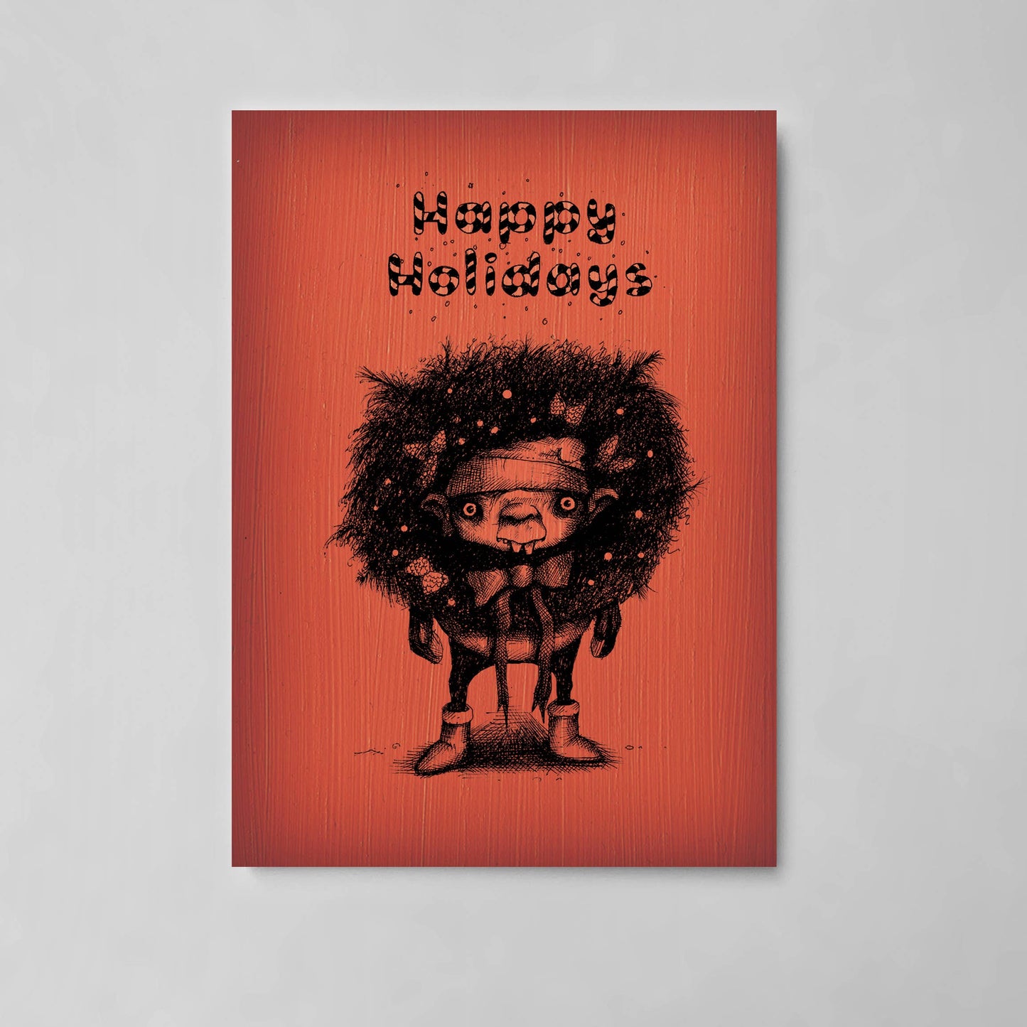 Happy Holidays/Thought That Counts Bald Guy Greetings