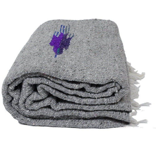 Heather Grey Baja Thunderbird Blanket West Path