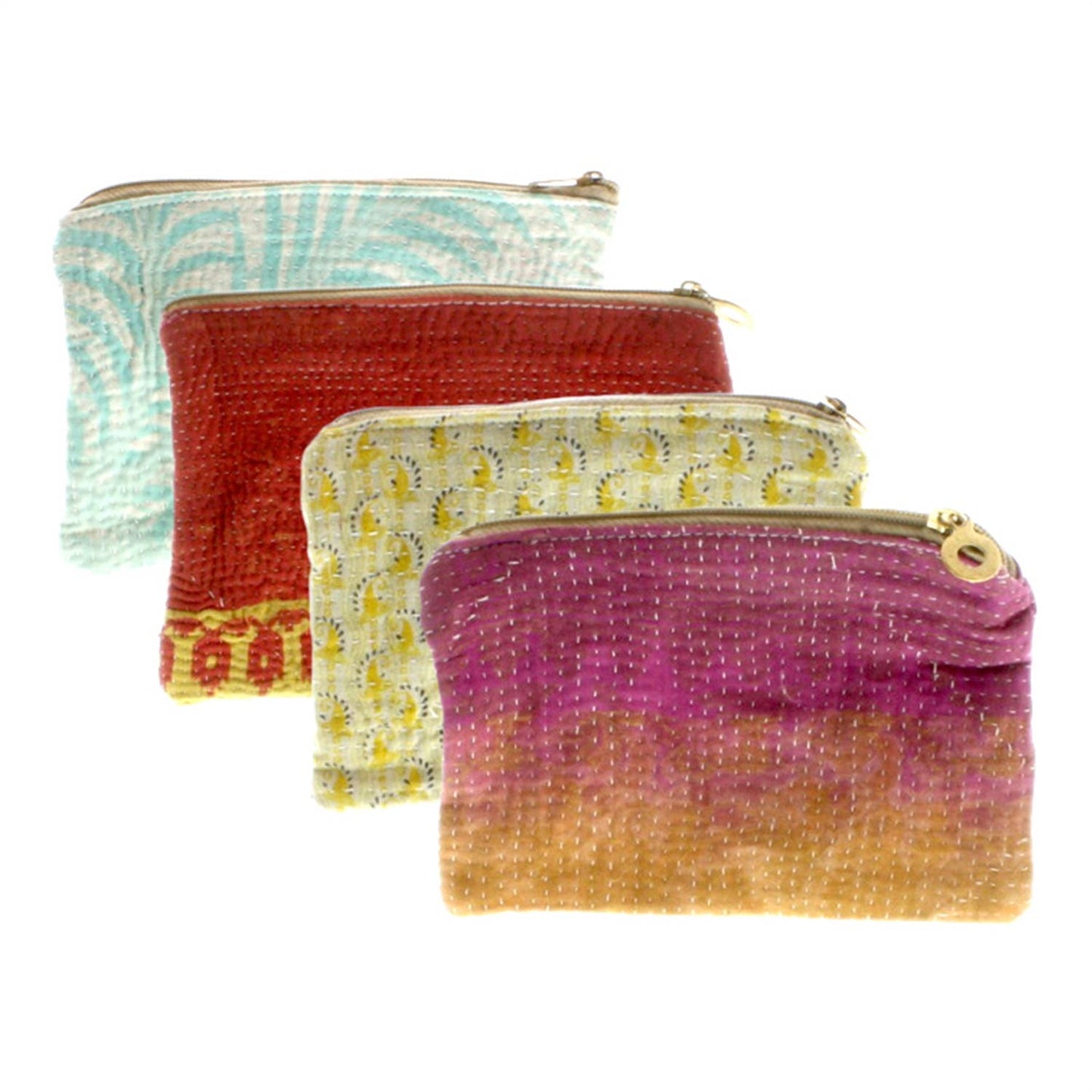 Kantha Fabric Pouch HomArt