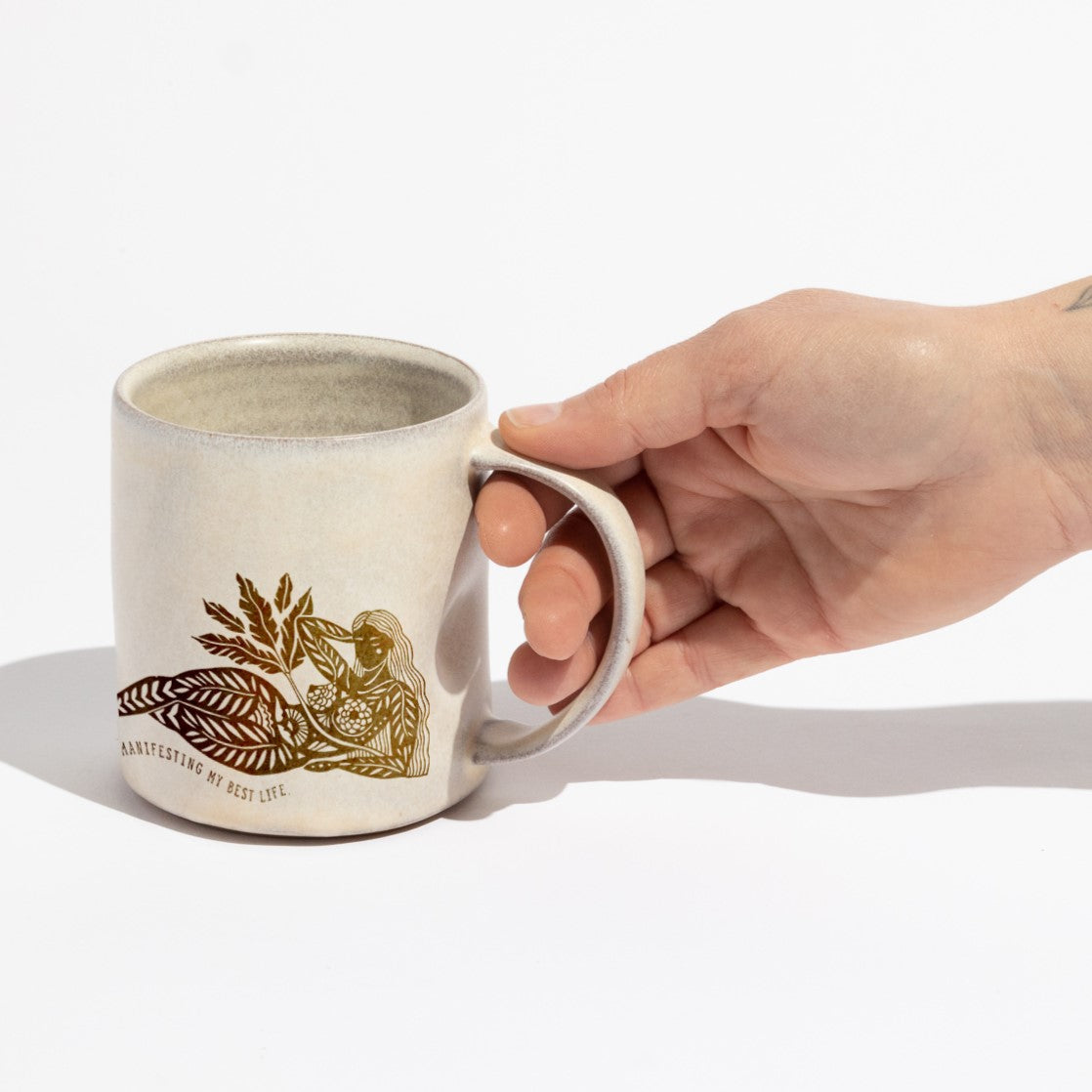 Manifesting my best life mug – Rebecca Graves Pottery