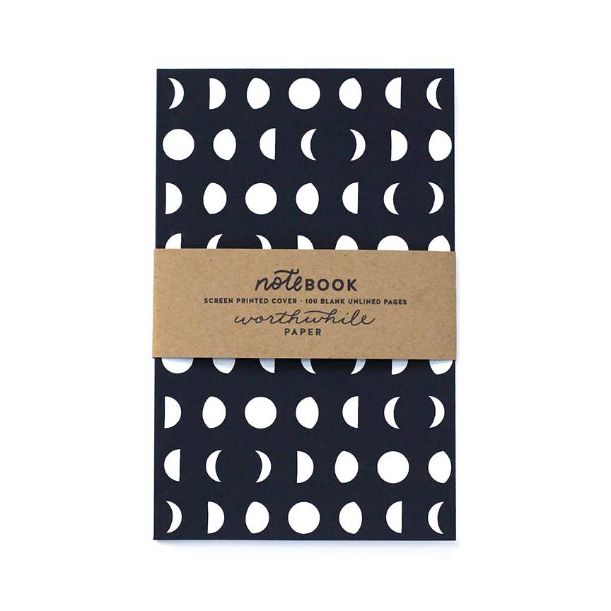 Moon Notebook Worthwhile Paper