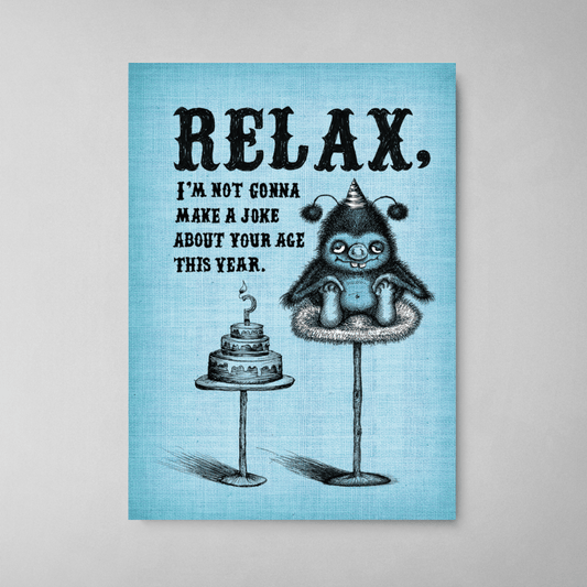 Relax, I'm not going to make a joke... Bald Guy Greetings