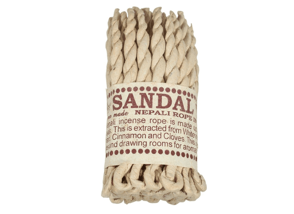 Sandalwood Rope Incense. Down To Earth