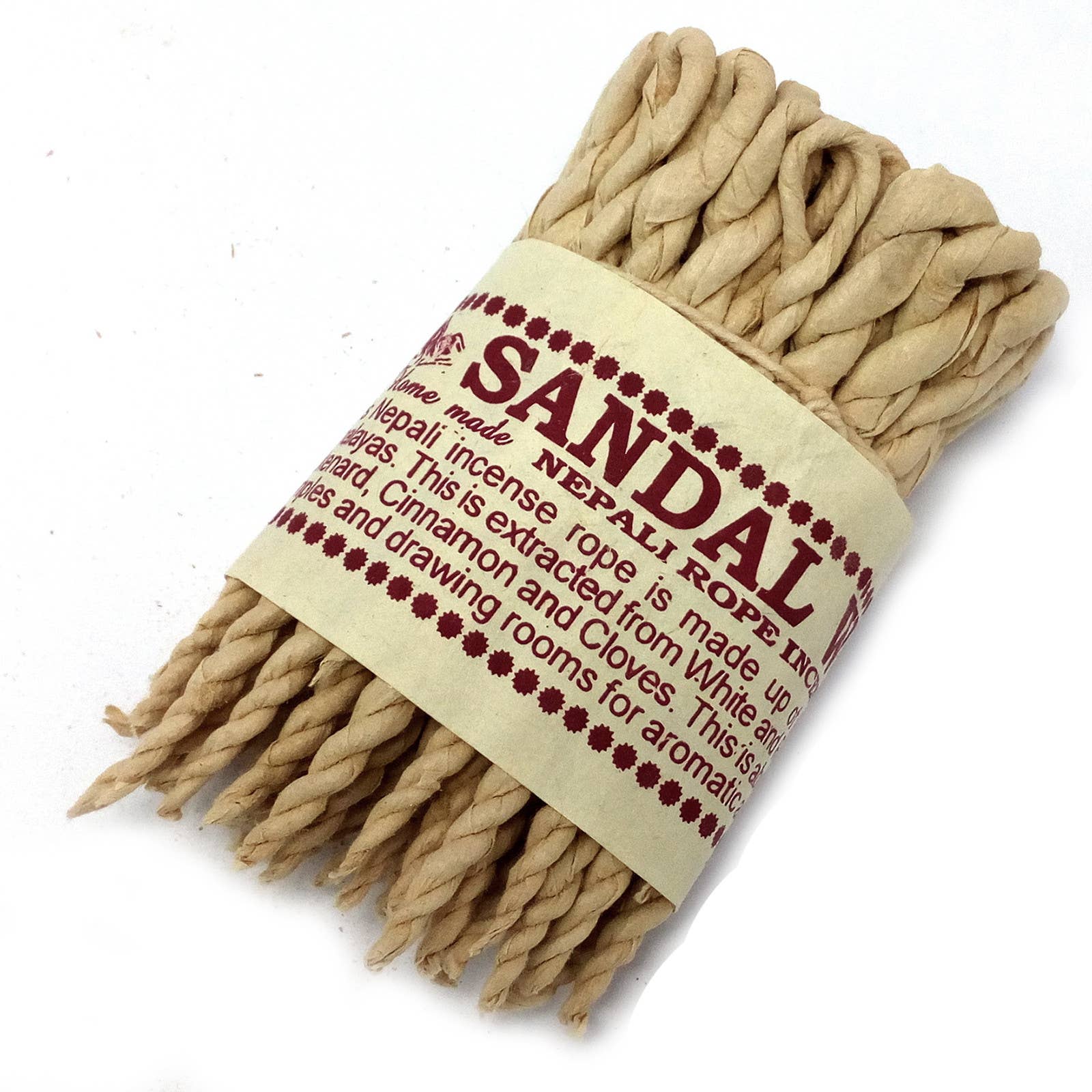Sandalwood & Spice Rope Incense Ancient Wisdom