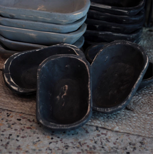 Small Black Bread Bowl My Amigos Imports