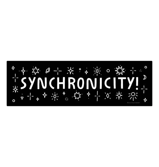 Synchronicity Sticker Worthwhile Paper