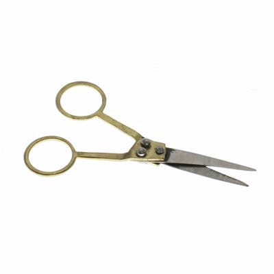Tailors Snips, Metal and Brass Scissors HomArt