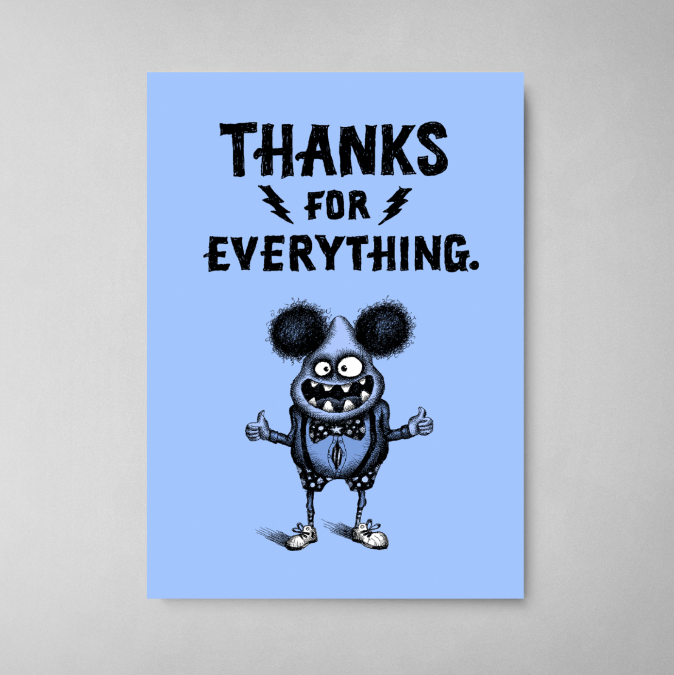 Thanks for Everything Bald Guy Greetings