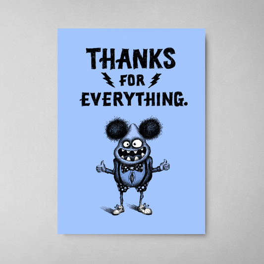 Thanks for Everything Bald Guy Greetings