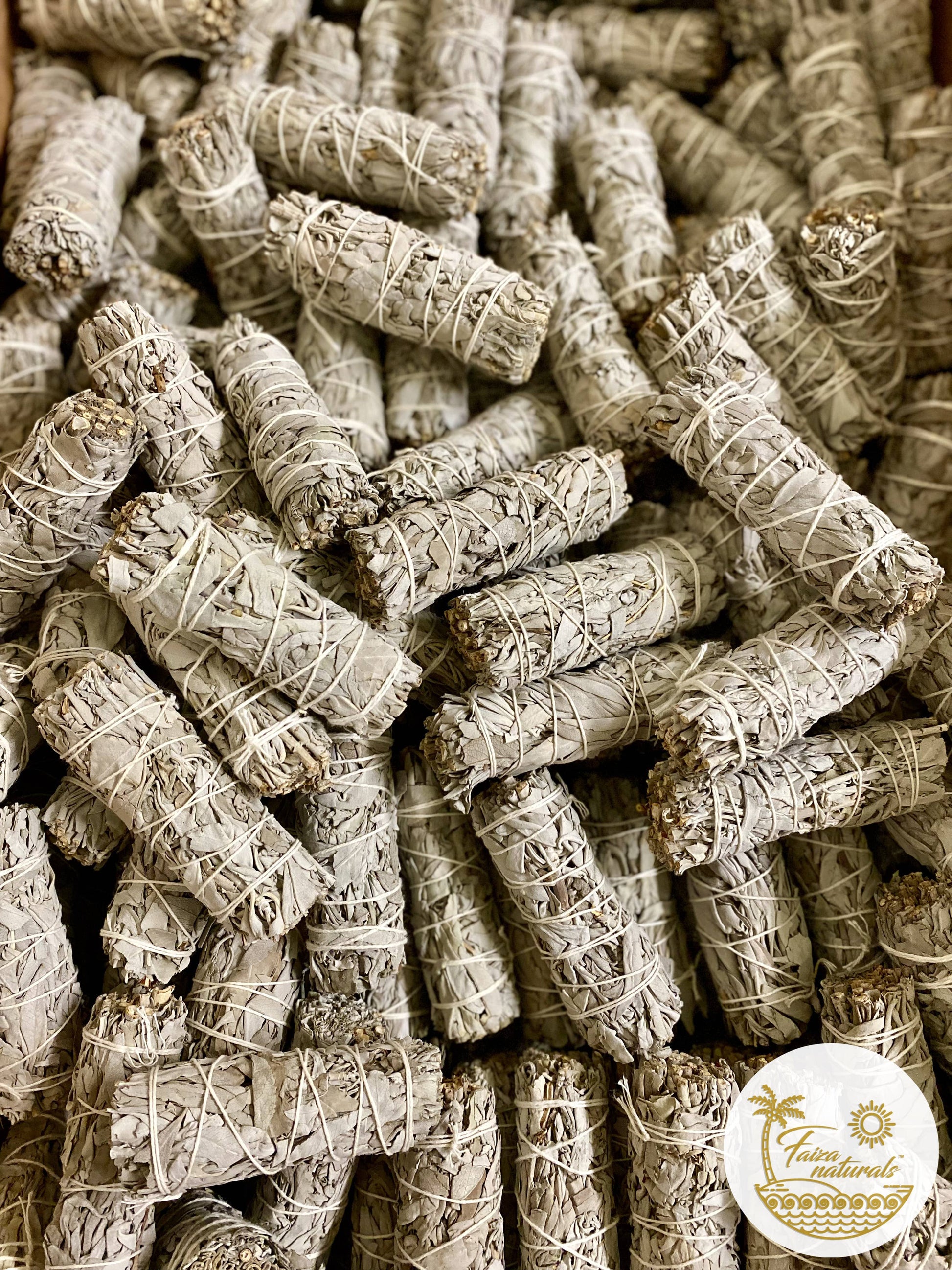 White Sage Bundles 4 inch- California White Sage from Farm Faiza Naturals