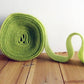 100% Pure Wool Felt Ribbon - Light Green: 2" x 5 1/2 yards
