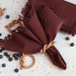 Cassidy Burgundy Cloth Napkin