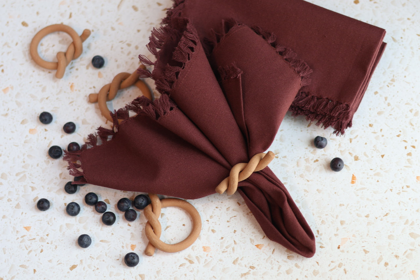 Cassidy Burgundy Cloth Napkin