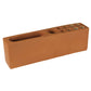 Desk Organizer, Cement - Terra Cotta - Sm