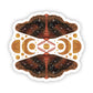 Moth and Moon Sticker