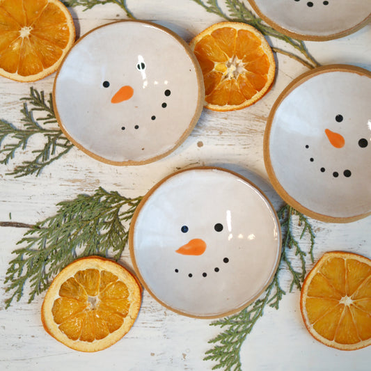Snowman Trinket Dish