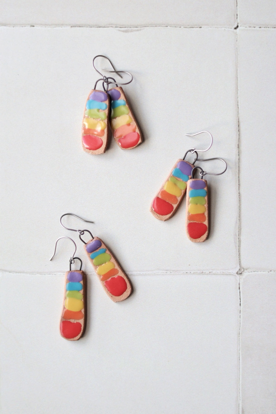 Rainbow Drop Earrings for Pride