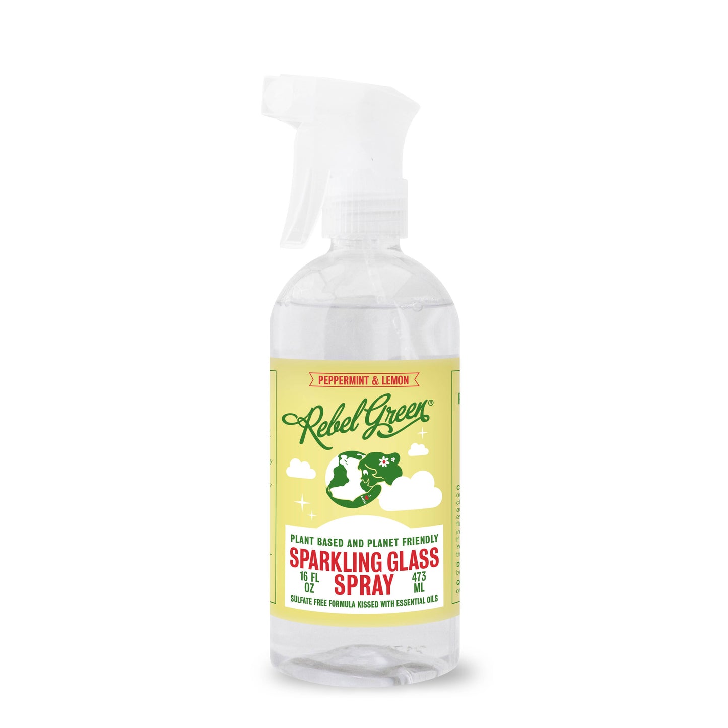 Sparkling Glass Peppermint & Lemon Spray 16oz (unit)