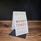 Mini Greeting Card: Christmas Merry Chaos