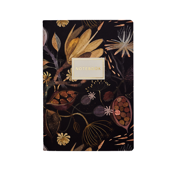 Small Notebook Night Flowers