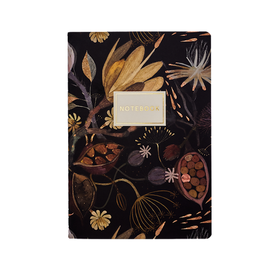 Small Notebook Night Flowers