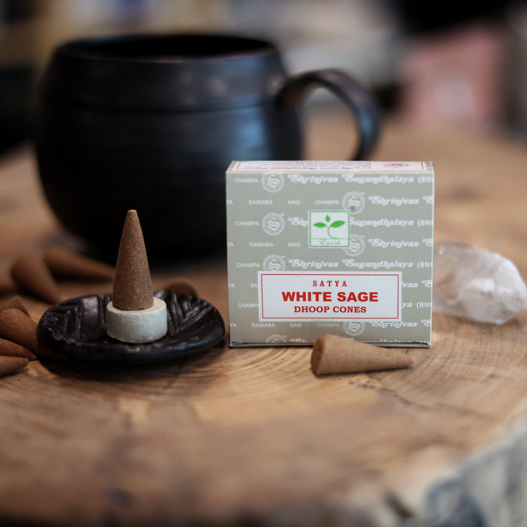 
                  
                    Satya White Sage Dhoop Cones
                  
                