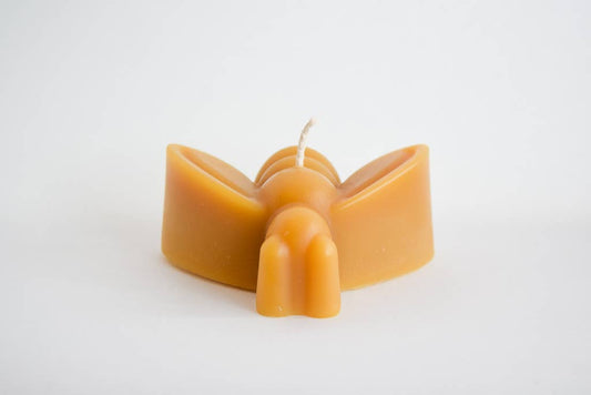 Beeswax Honeybee Candle: Natural Beeswax