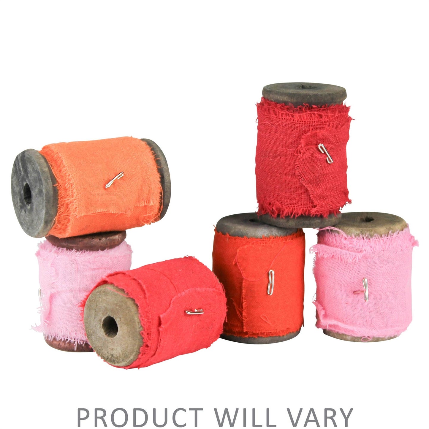 Sari Ribbon on Spool |Pink Red Orange