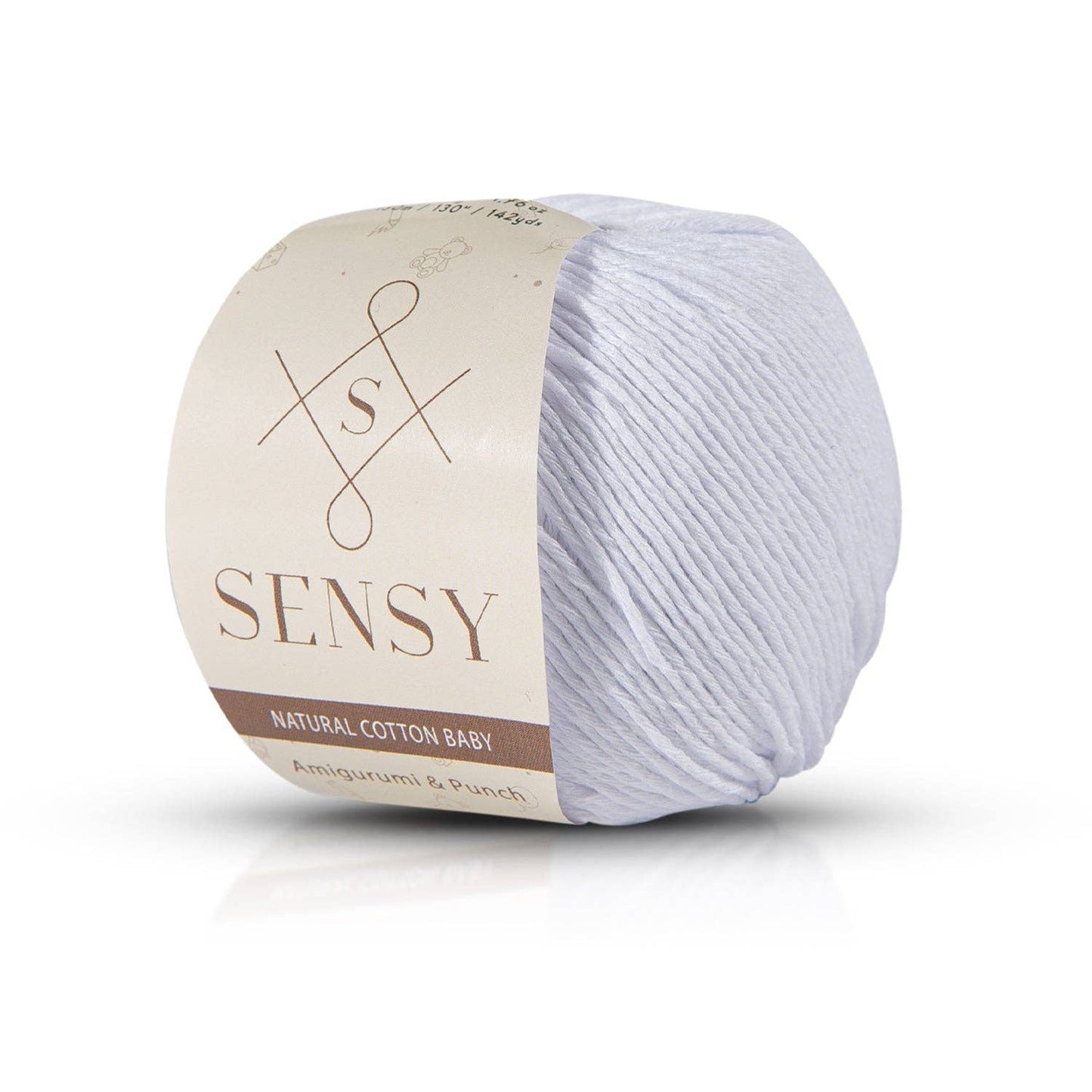 Sensy Premium 100% Soft Cotton Yarn for Amigurumi Knitting in 11 Color Options