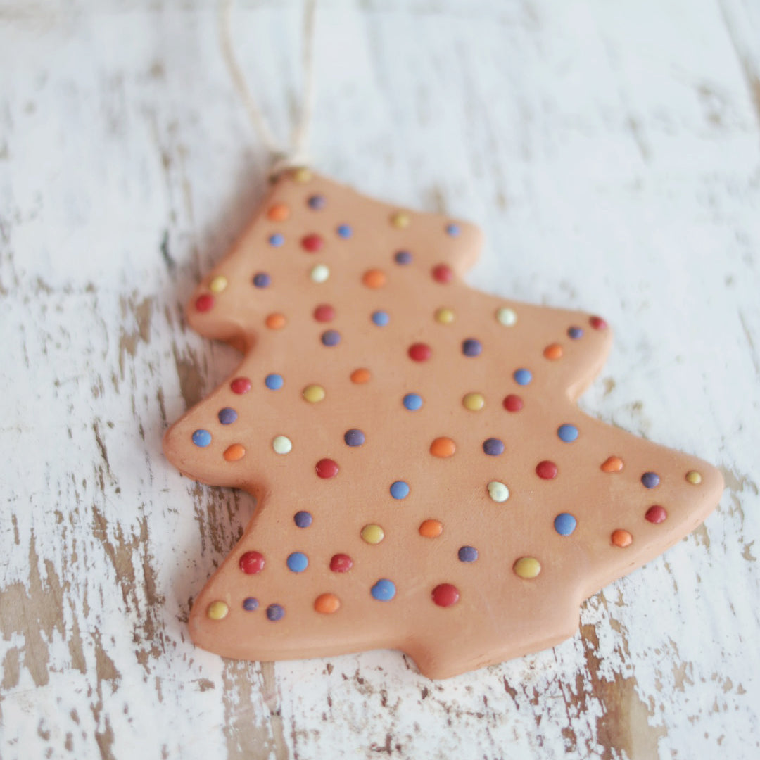 Handmade Ceramic Christmas Tree Ornament