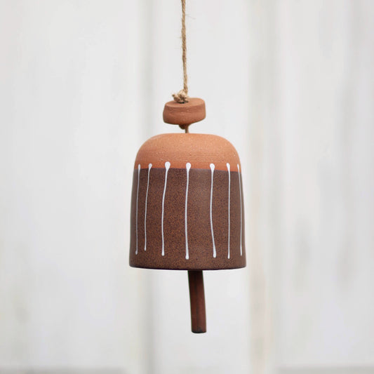 Small Pinstripe Bell in Leather