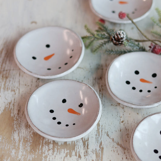 Snowman Trinket Dish