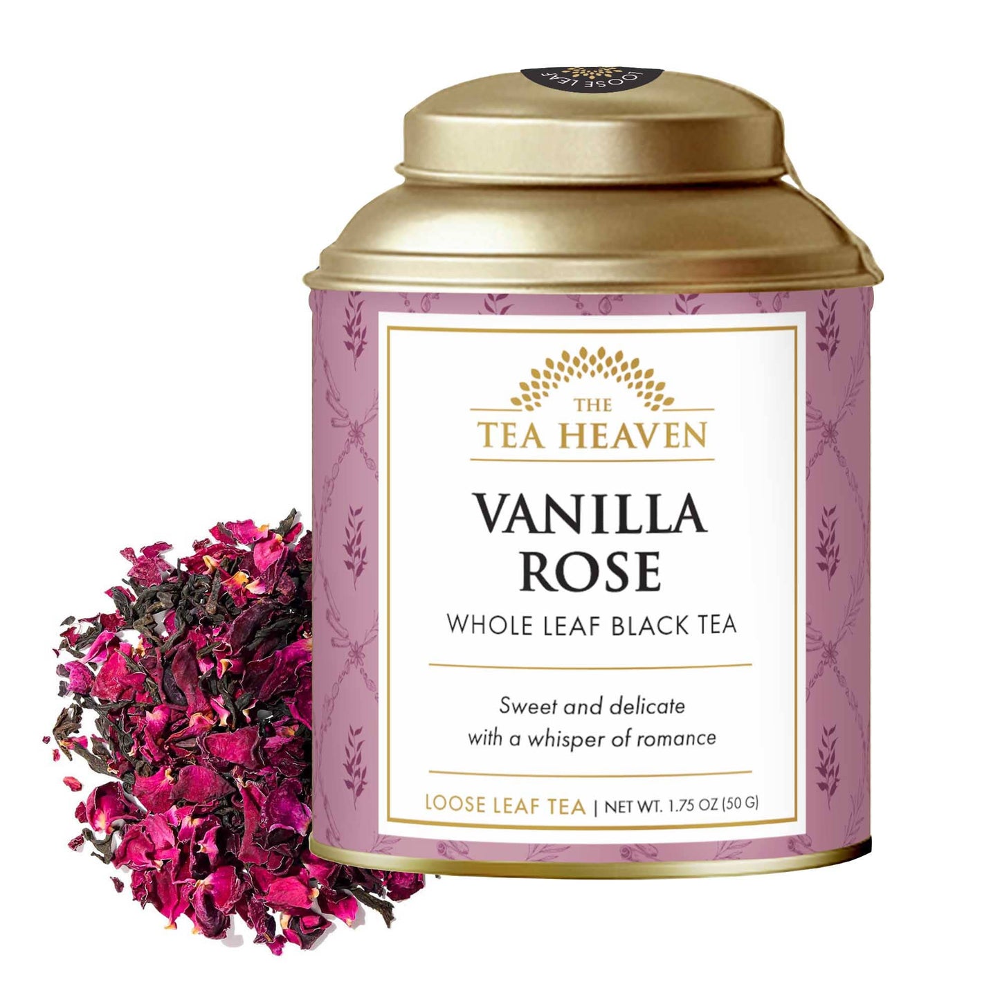 Vanilla Rose Loose Leaf Canister