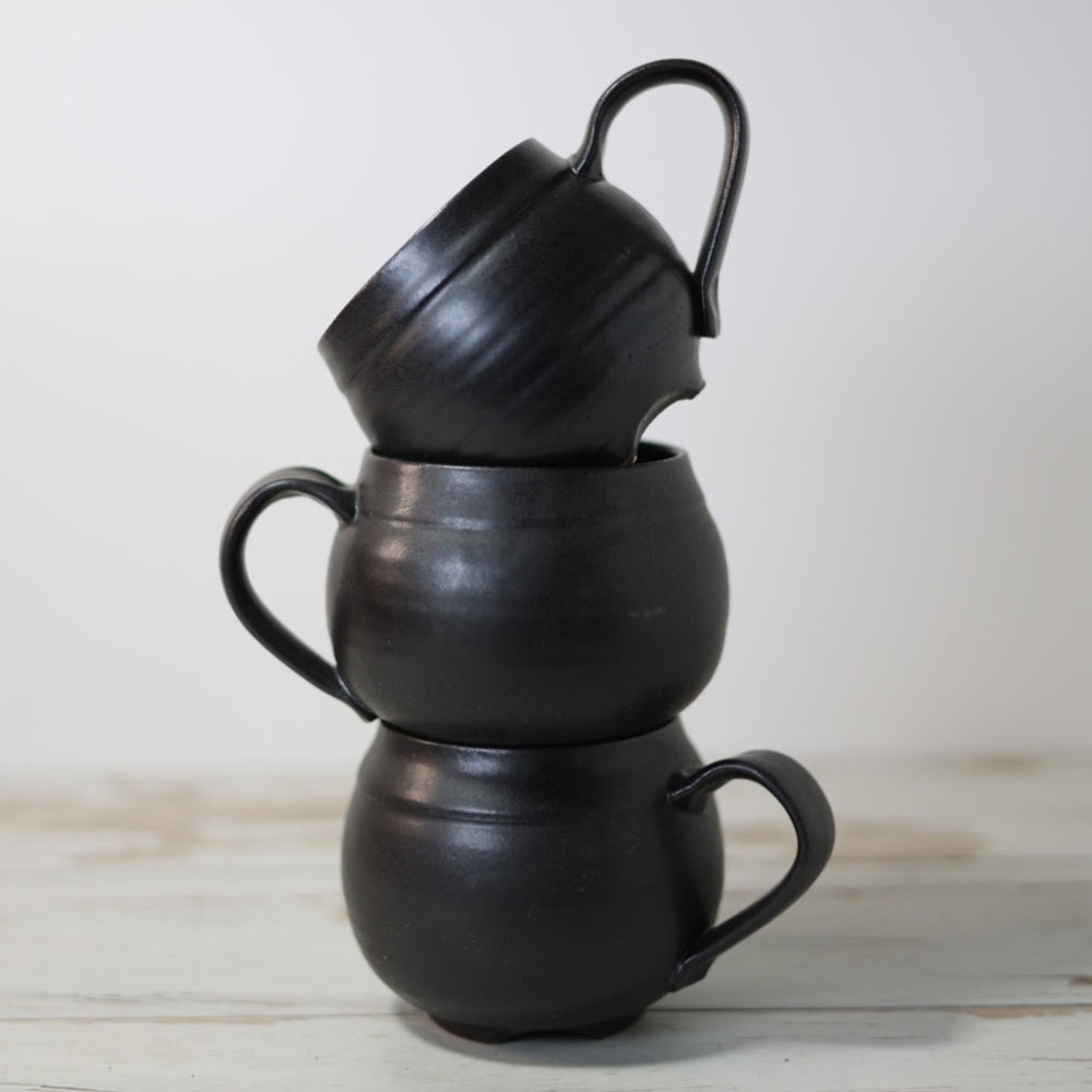 Black Pot-stirrer Mug 15oz 