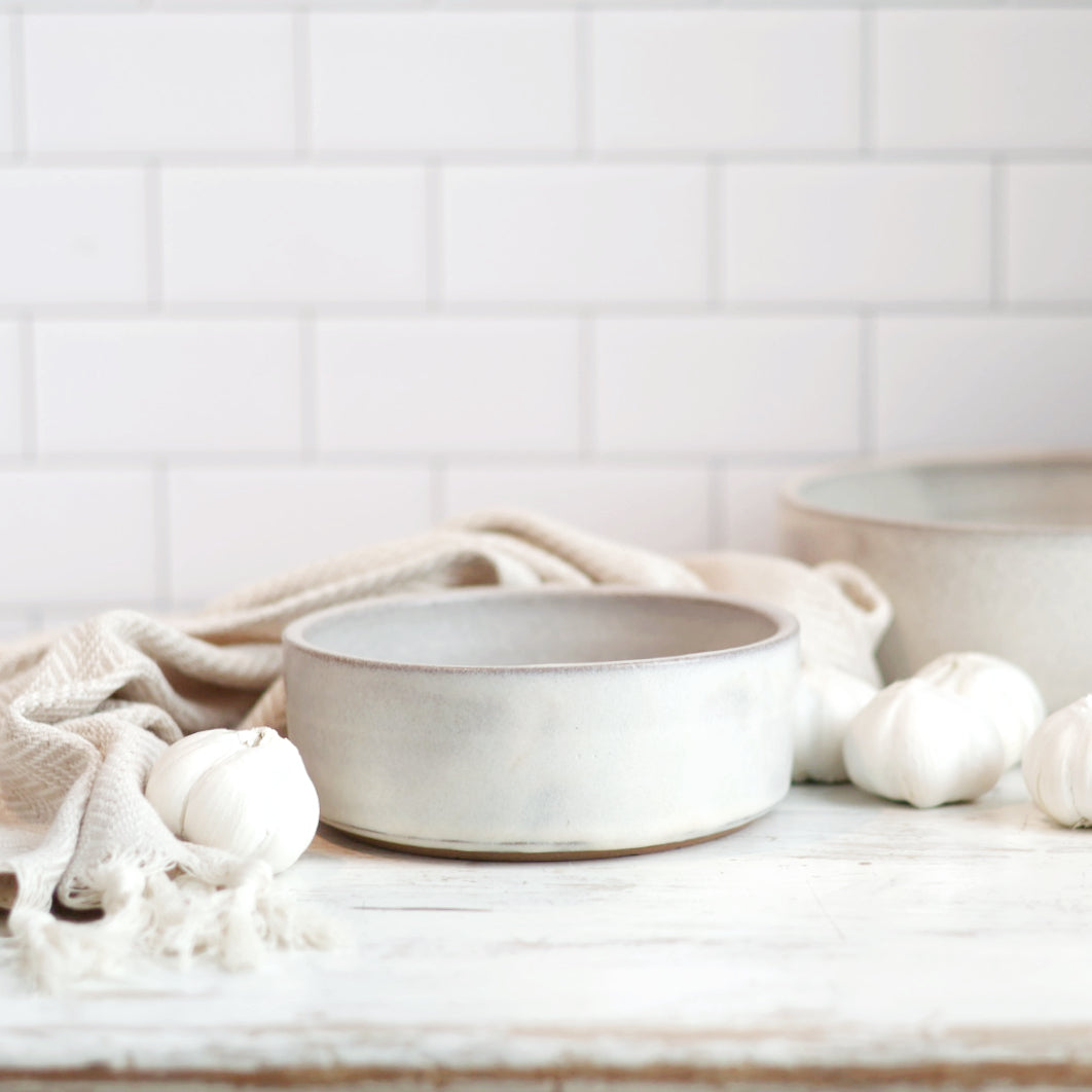 Small Minimalist Bowl in Cream