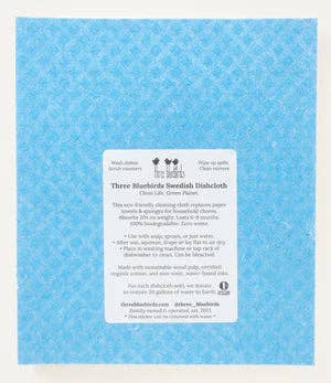 Gerti on Blue Swedish Dishcloth