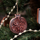 Handpainted Majolica Pomegranate Ornament