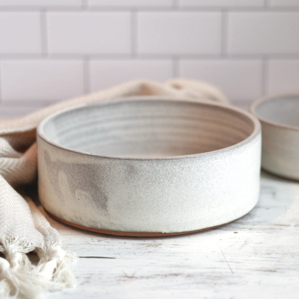 Large Minimalist Bowl in Cream