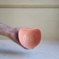 Handmade Large Heart-Shaped Bowl in Blush Pink