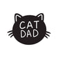 Cat Dad Vinyl Sticker