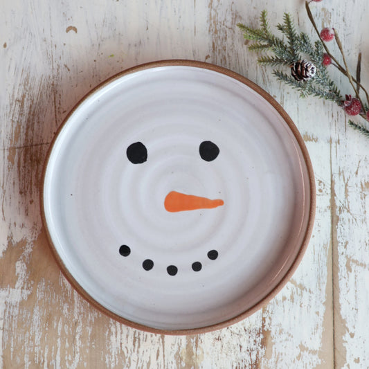 Snowman Plate | Large