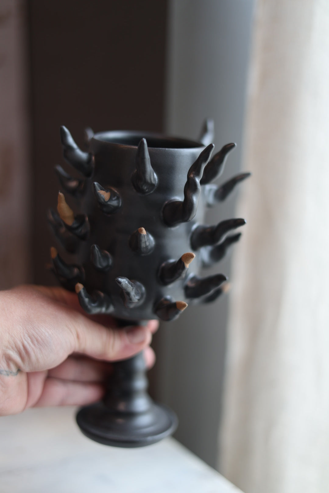 Black Chaos Goblet 002 | Handmade for the ultimate Badass